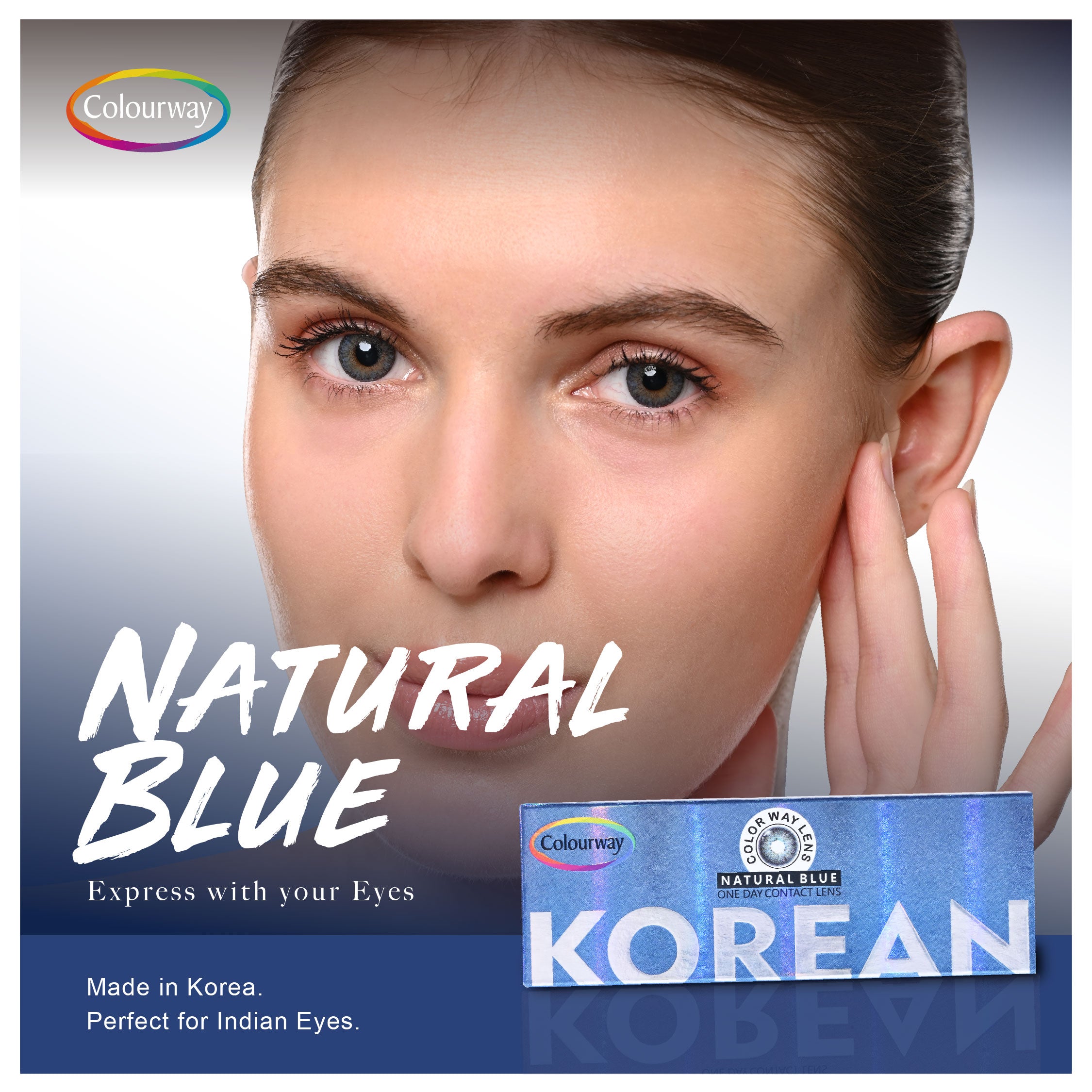 Natural Blue Korean One Day Contact Lens (Daily Wear)