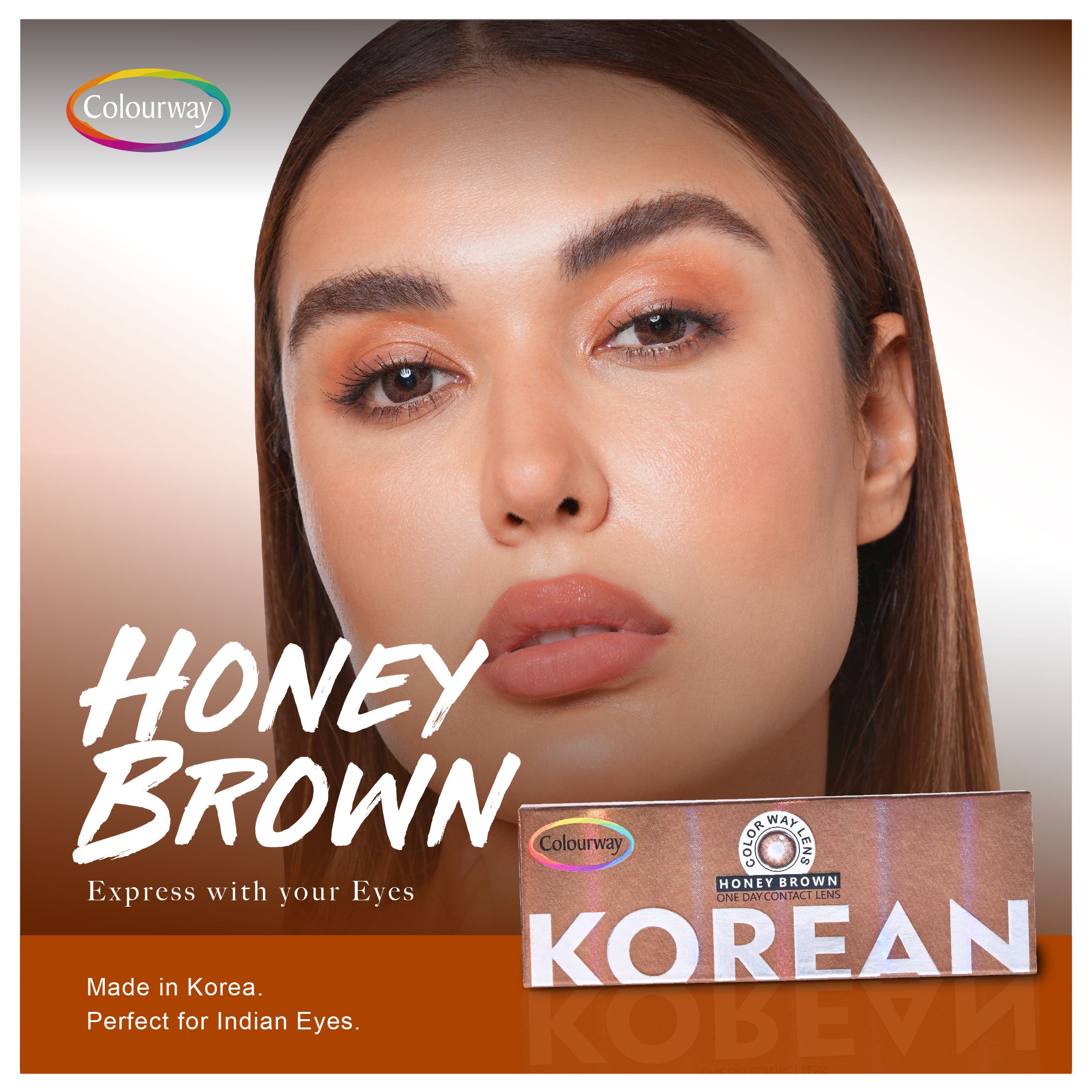 Honey Brown Korean One Day Contact Lens (Daily Wear)