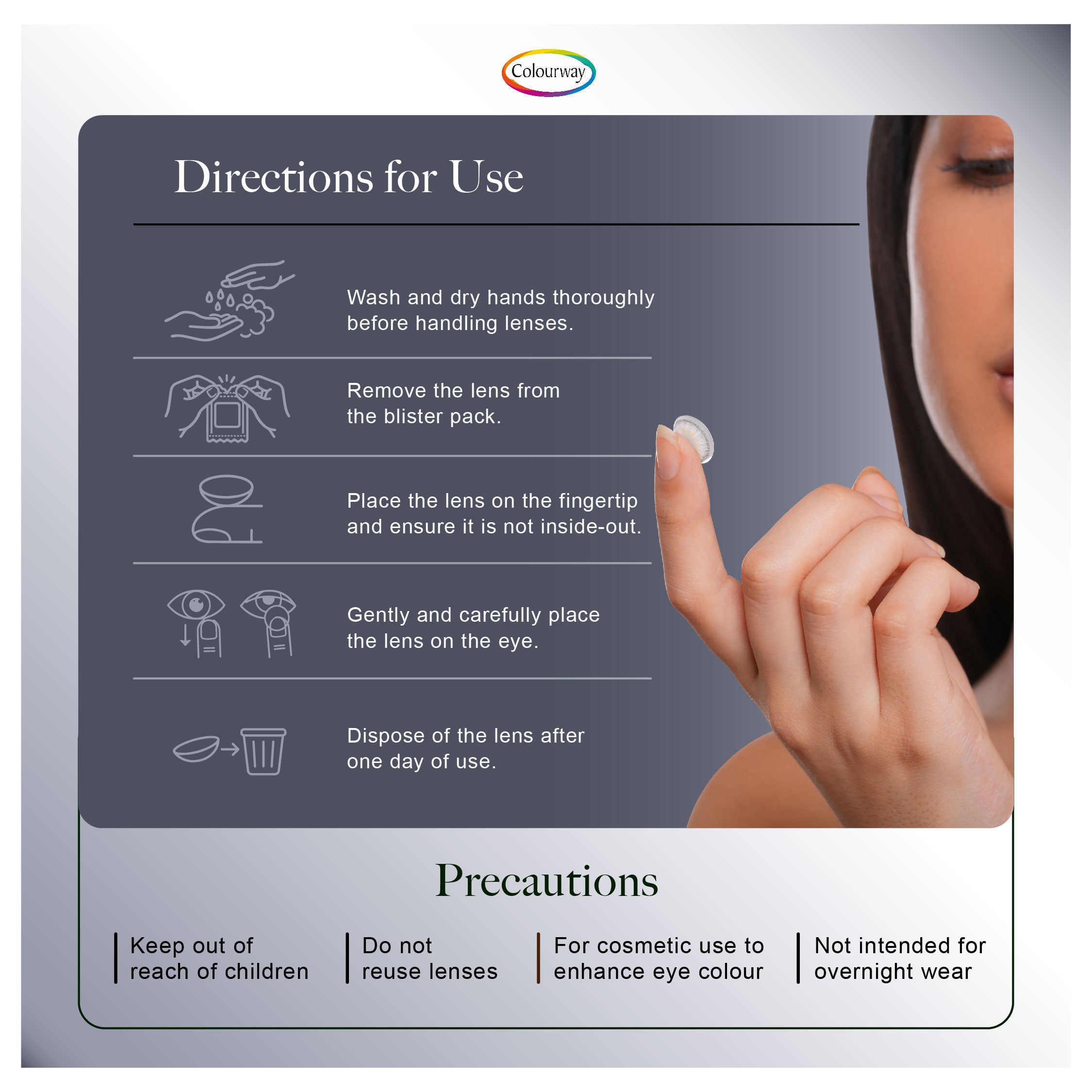 Kiki Gray Korean One Day Contact Lens (Daily Wear)