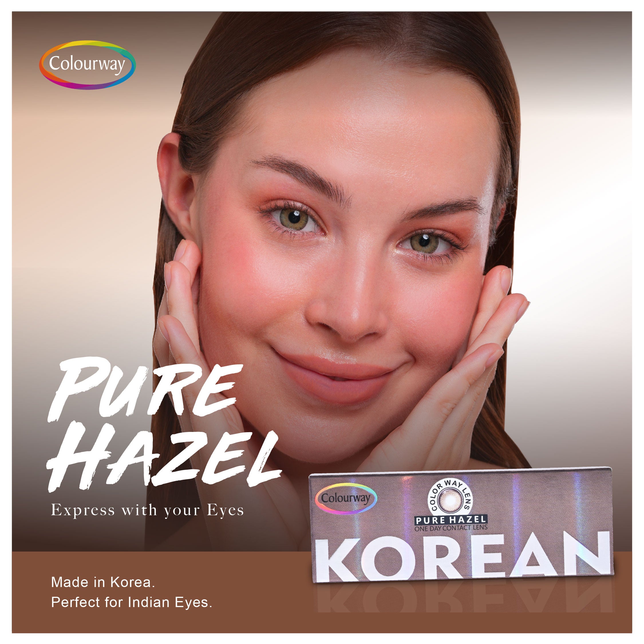 Pure Hazel Korean One Day Contact Lens (Daily Wear)