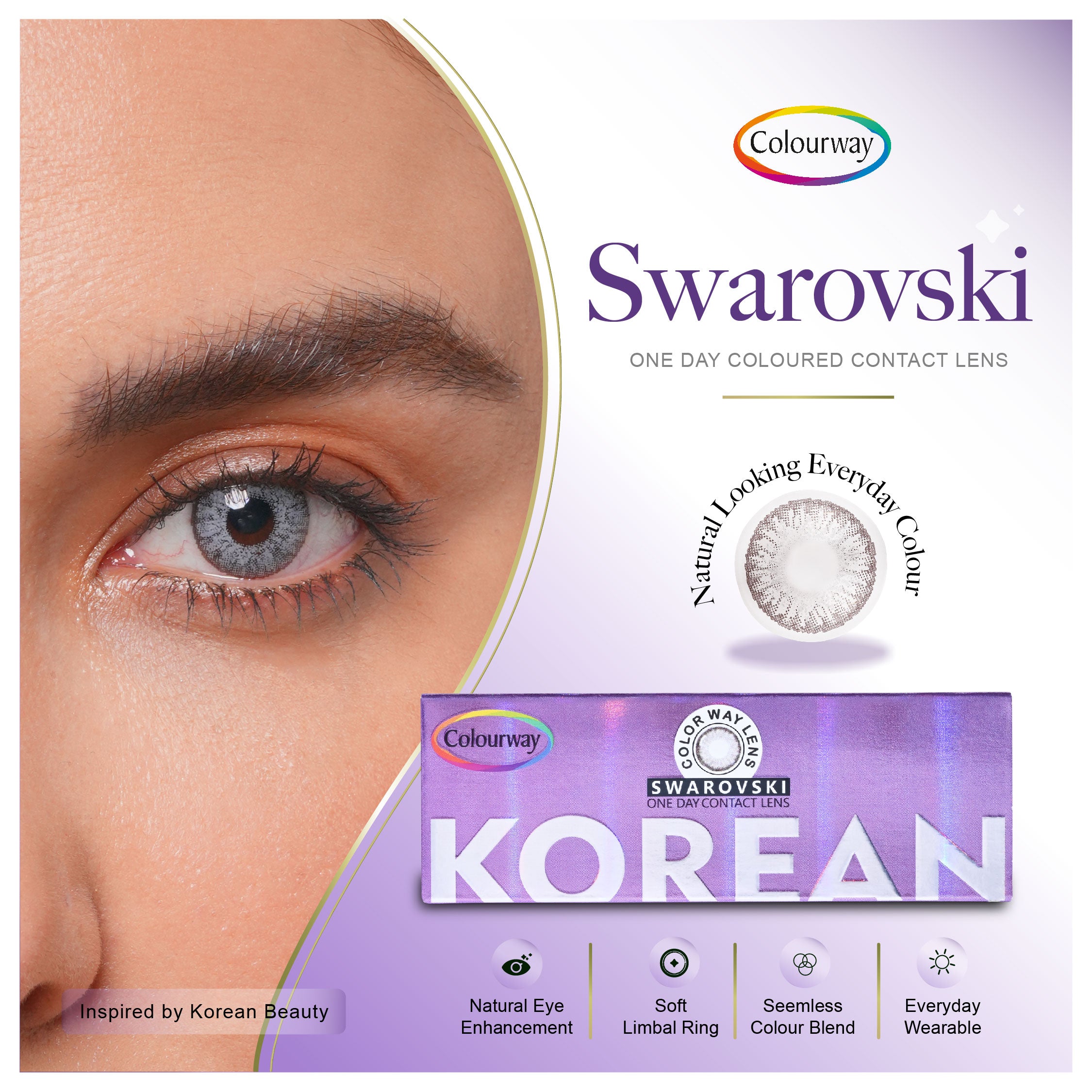 Swarovski Korean One Day Contact Lens (Daily Wear)